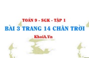 Bài 3 trang 14 Toán 9 Chân trời sáng tạo Tập 1